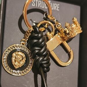 Structure Gold and Black Key Holder